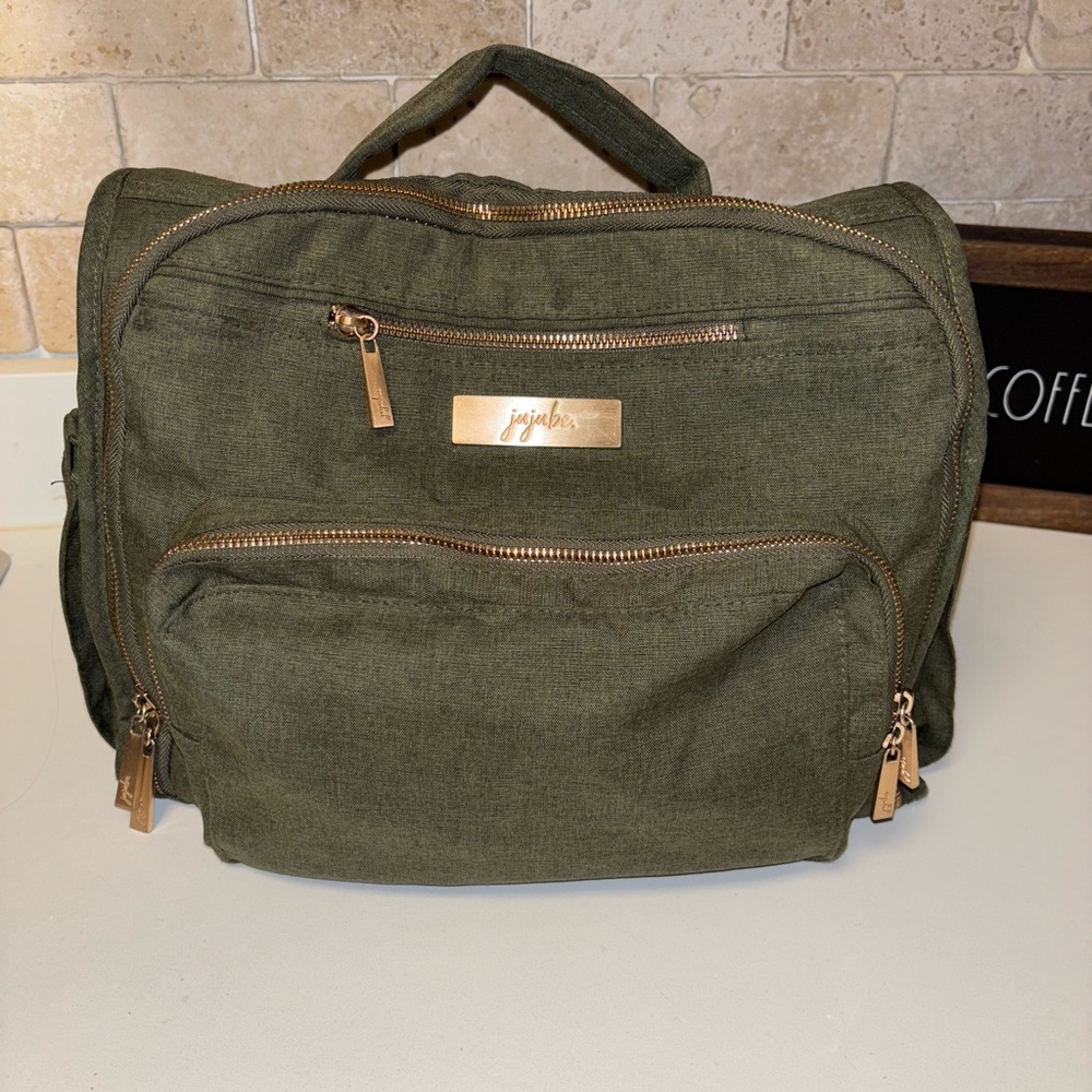 Ju-Ju-Be Olive Green Diaper Bag
